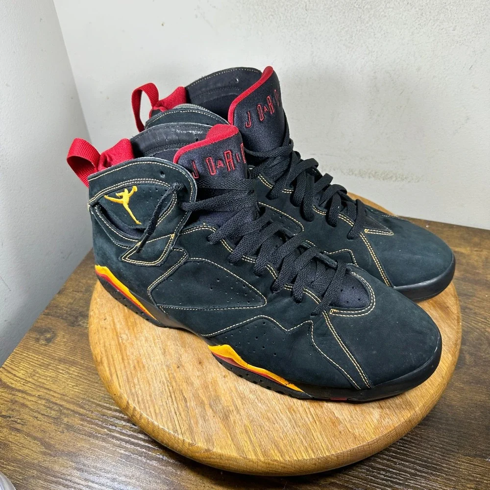 Jordan 7 Retro Citrus Black Varsity Red 2006 Mens Size 14 304775-081